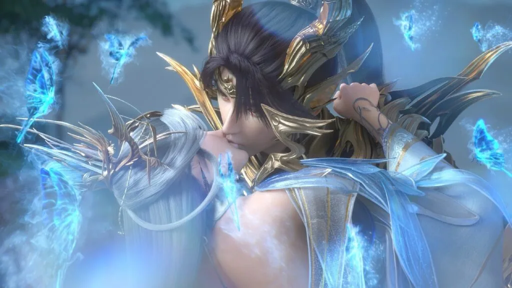Apotheosis 2 Luo Zheng kissing Die Jie